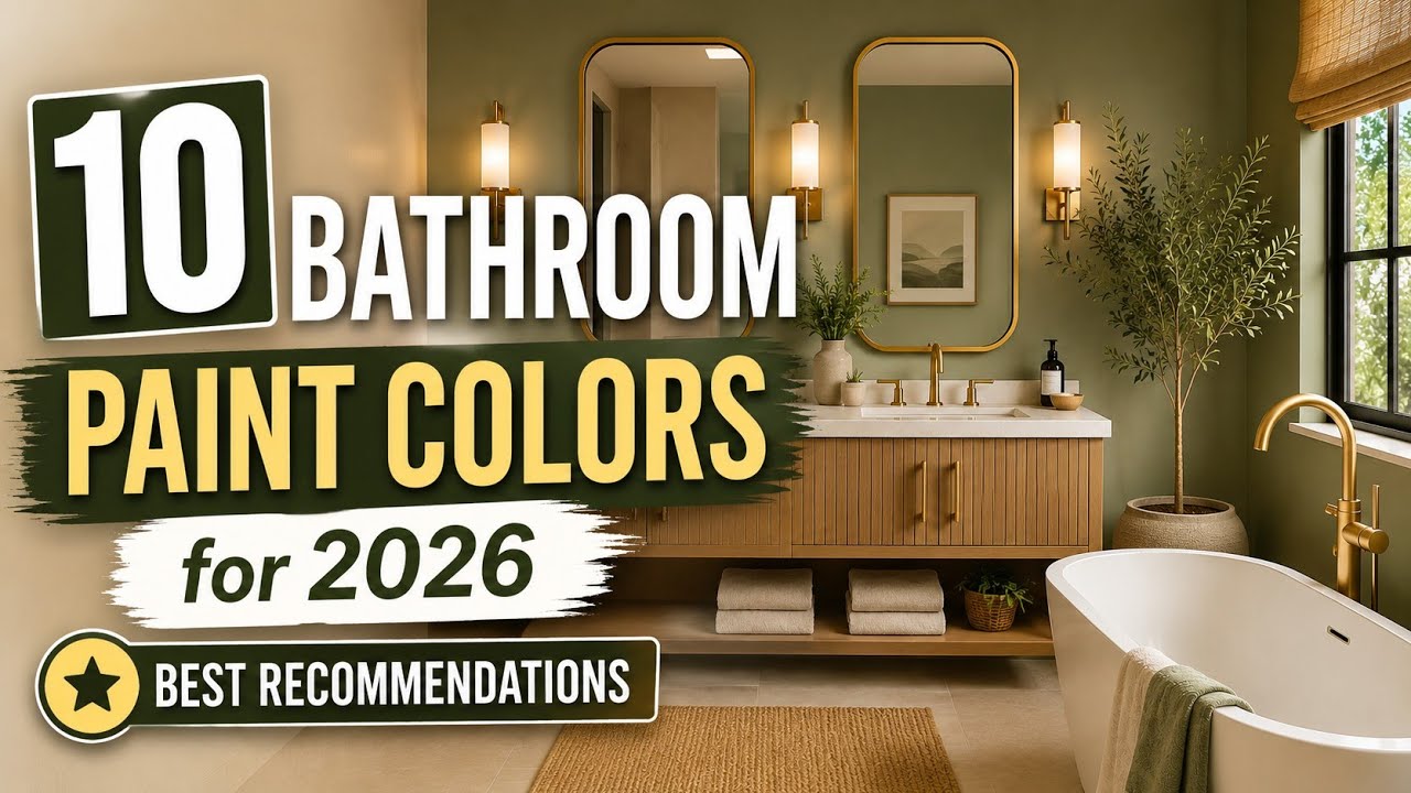 Top 10 Color Trends for Bathrooms in 2026