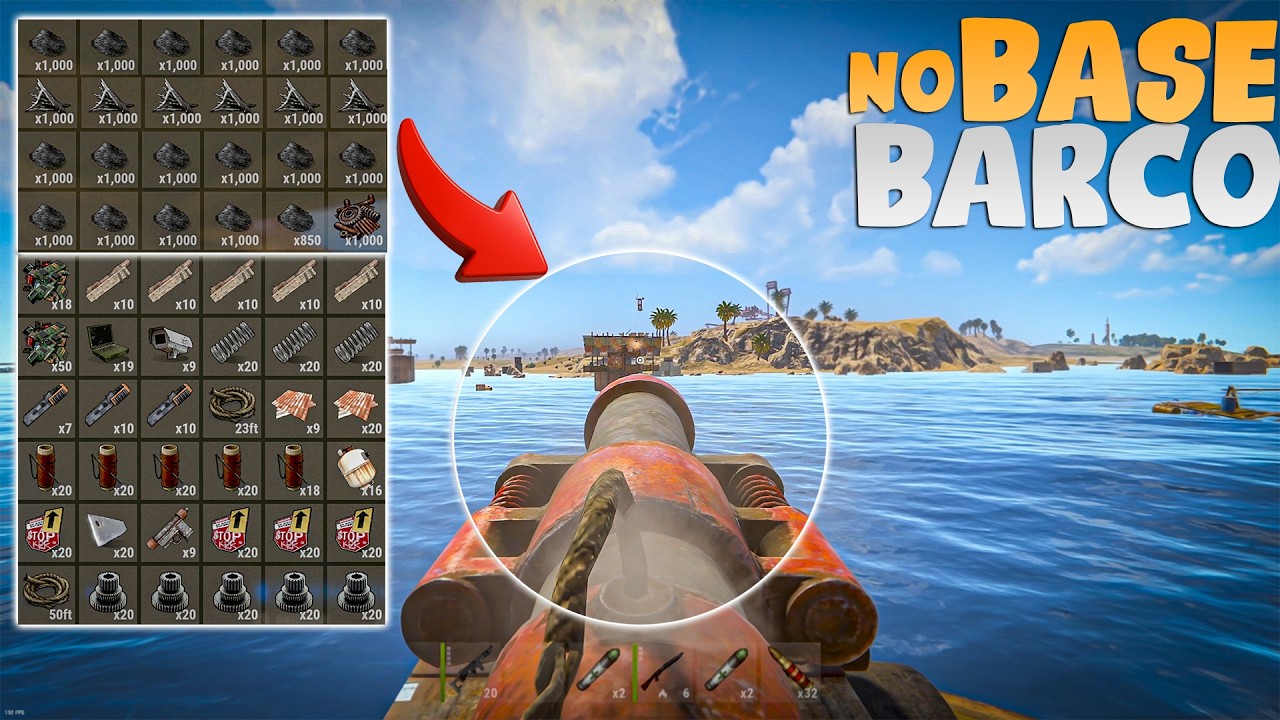 ELES ESTAVAM MORANDO DENTRO DE UM BARCO NUNCA VI TANTO LOOT