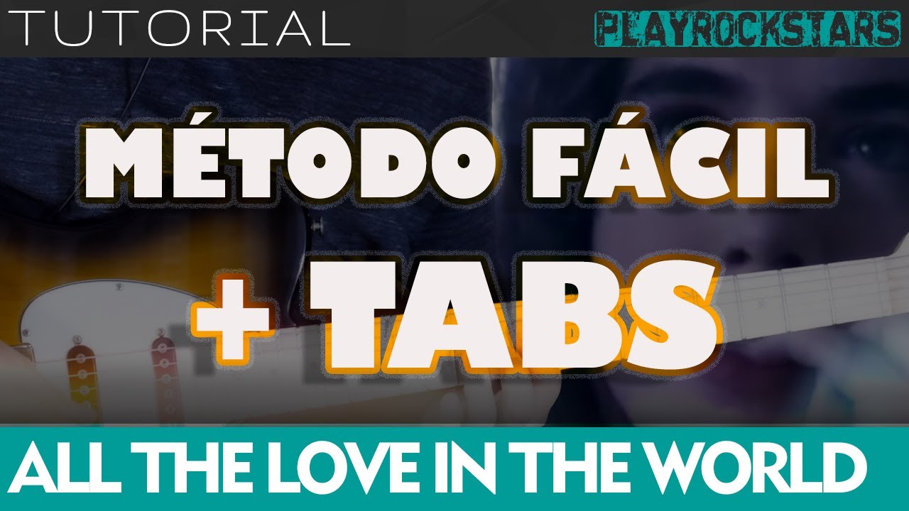 como tocar ALL THE LOVE IN THE WORLD en guitarra THE OUTFIELD ⭐️ TUTORIAL / ACORDES / SOLO / TABS