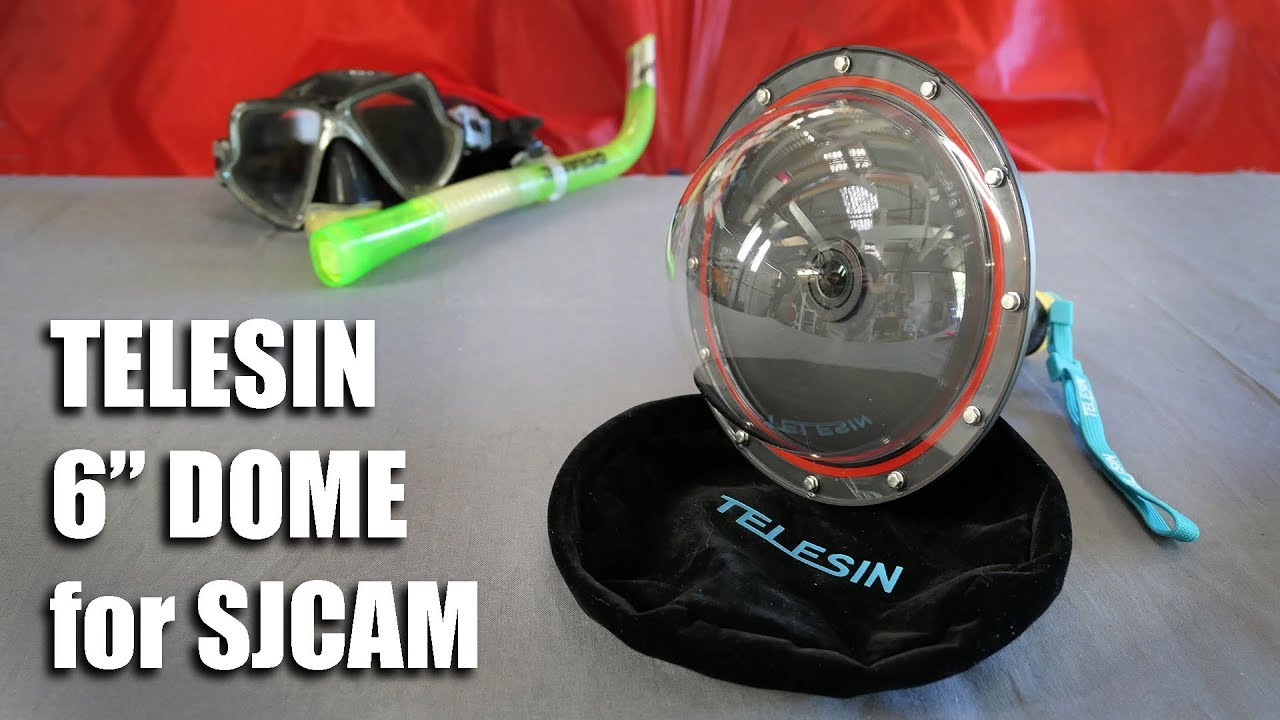 Telesin 6 inch dome for SJCAM