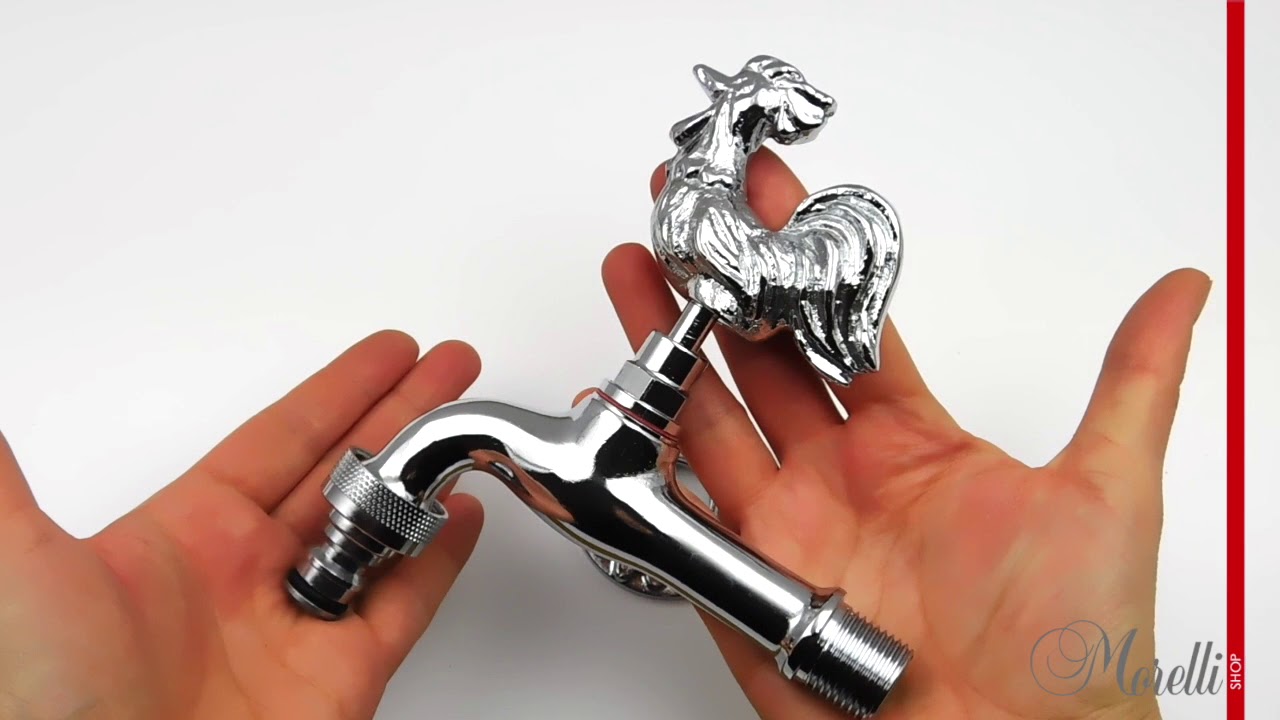 Rubinetto a farfalla cromato Morelli Mod. GALLO