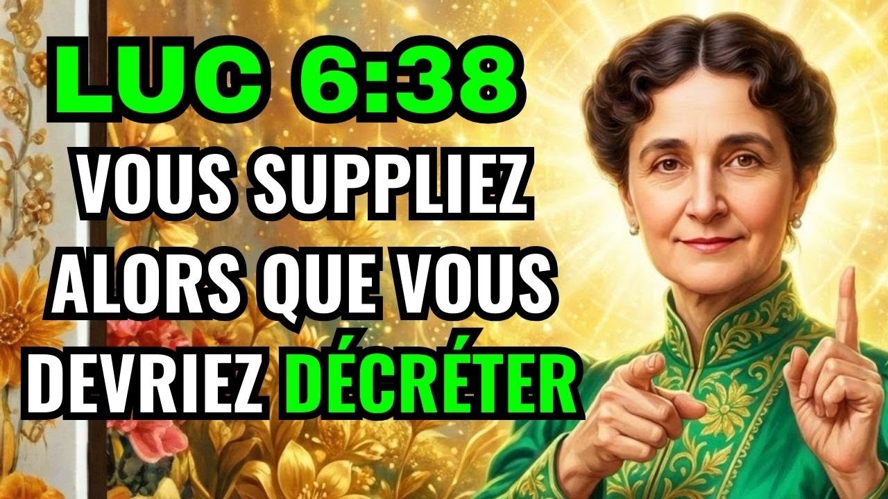 Luc 6:38 | Déclarez Cet ORDRE À Voix Haute Et L’ARGENT Revient MULTIPLIÉ Vers Vous Sans Jamais