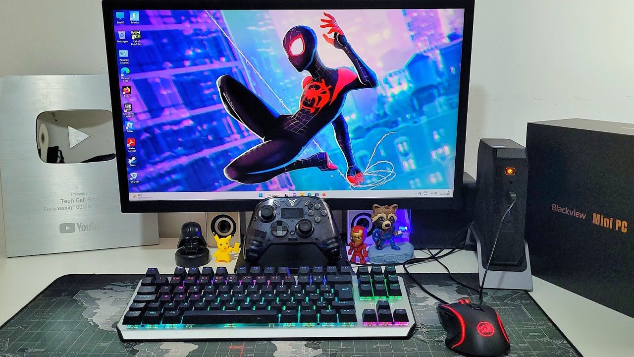 MEU NOVO SETUP GAMER BARATO! MINI PC GAMER!