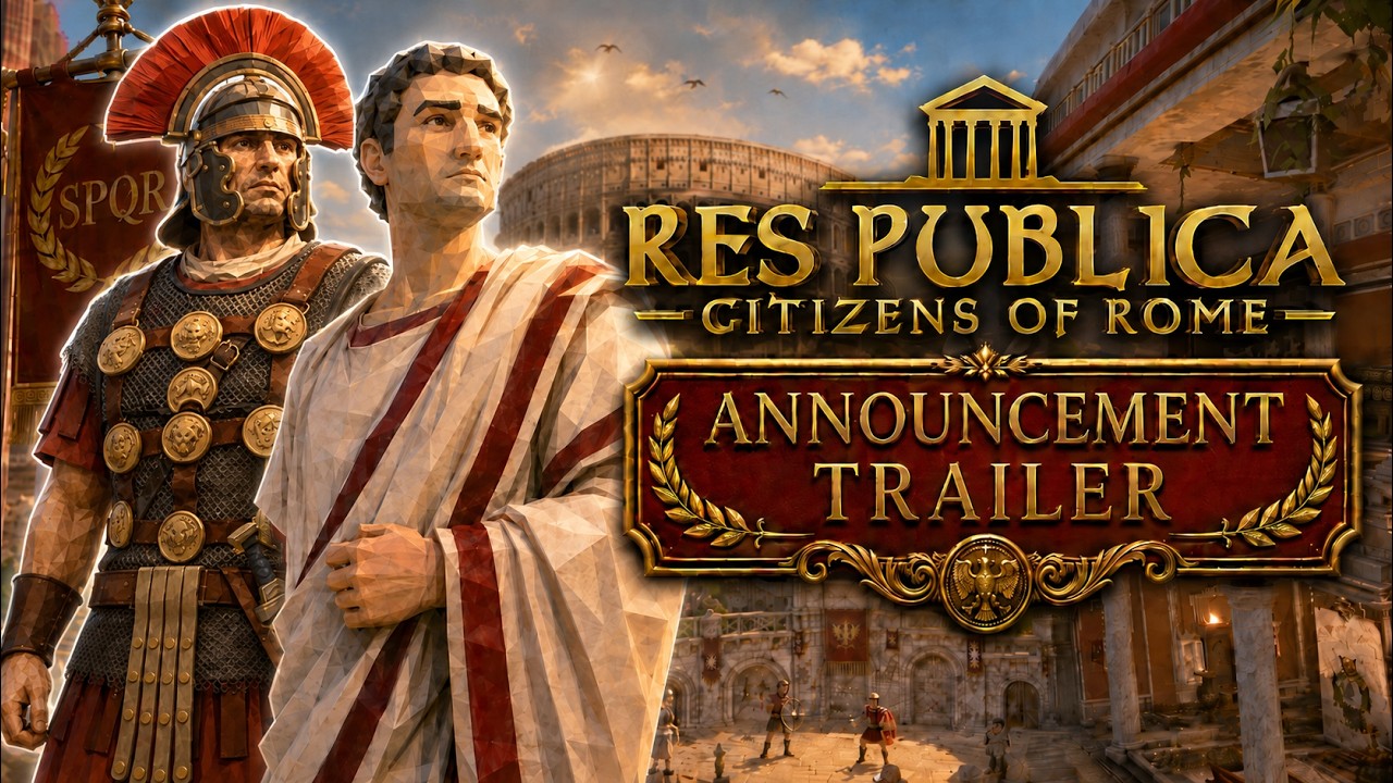 RES PUBLICA | Official Announcement Trailer | New Ancient Roman Life-simulation Game