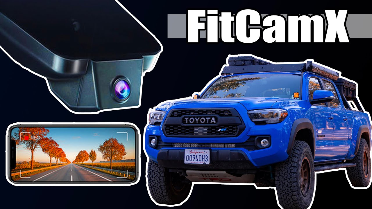 FitCamX Dash Cam for 3rd Gen Tacoma - Unboxing | Install | Review - OEM Style Dash Cam