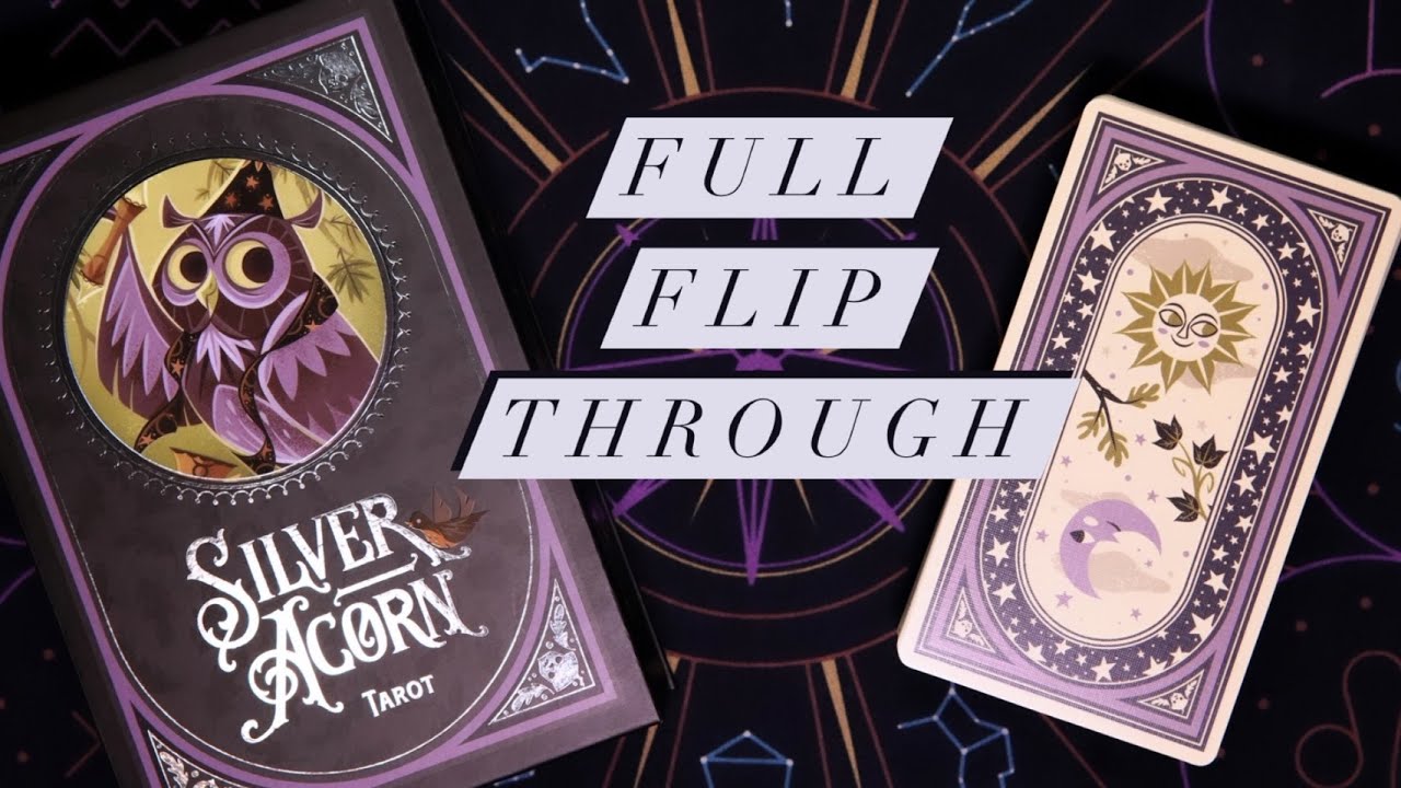 Silver Acorn Tarot Deck 🎃 Flip Through & Reading 💀