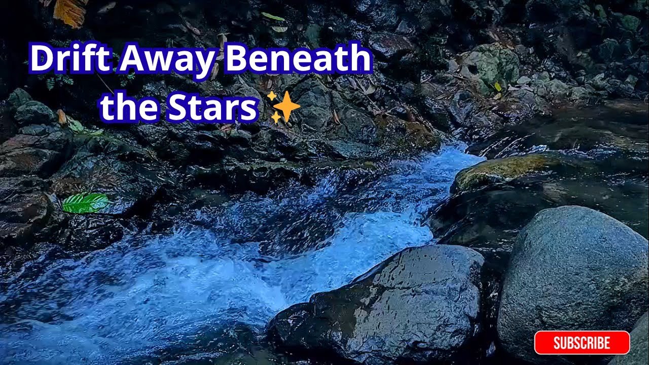 Night River Flow | Deep Sleep ASMR & Stress Healing Sounds