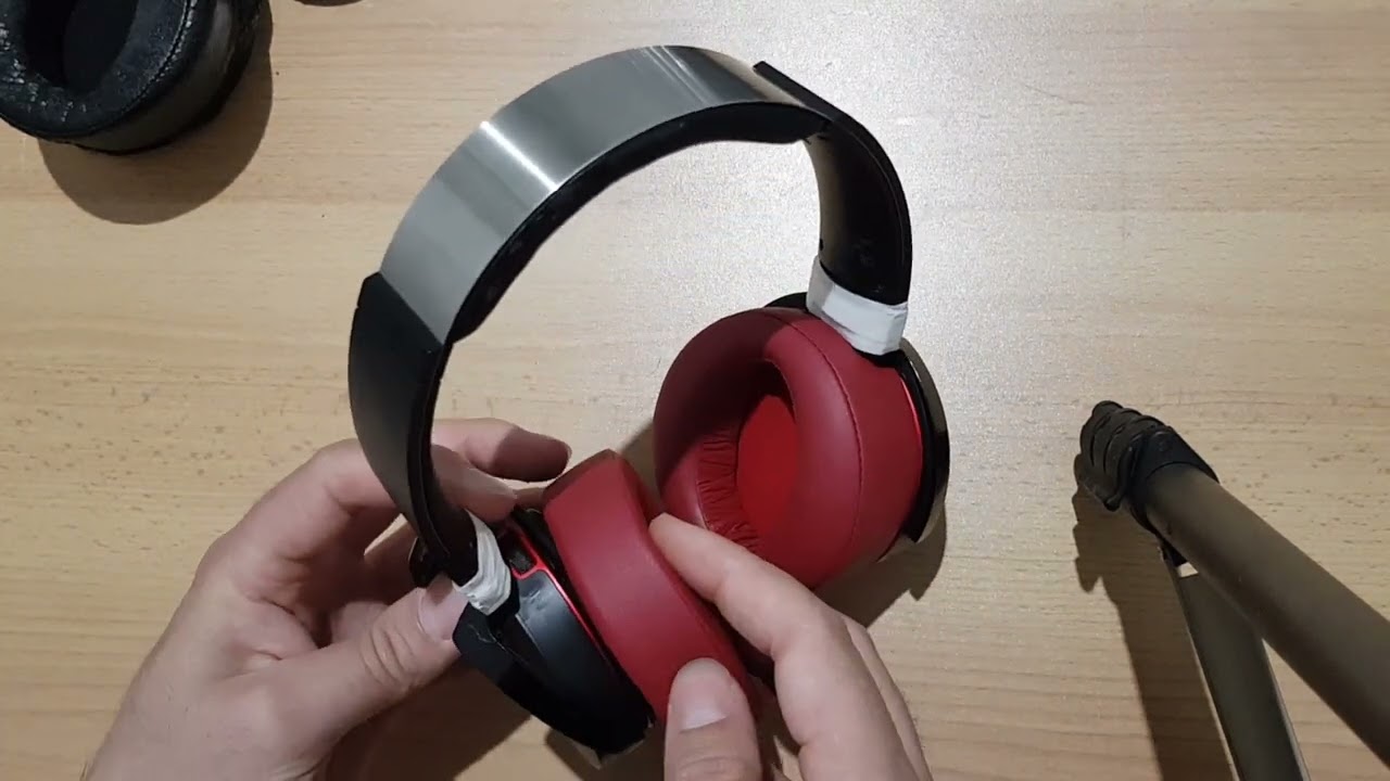 Sony MDR-XB950BT Pulse 3D Headset - How To Change The Earpads When They Fail
