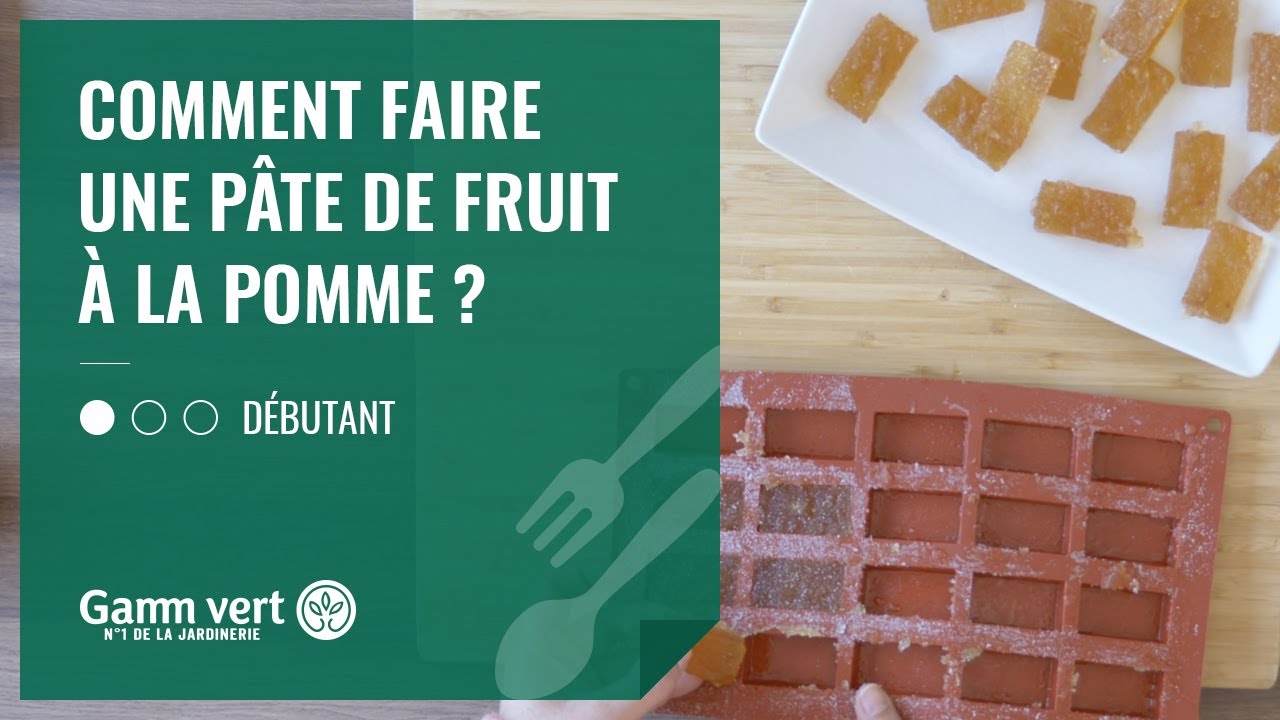 Tuto - Comment faire une pâte de fruits à la pomme ?