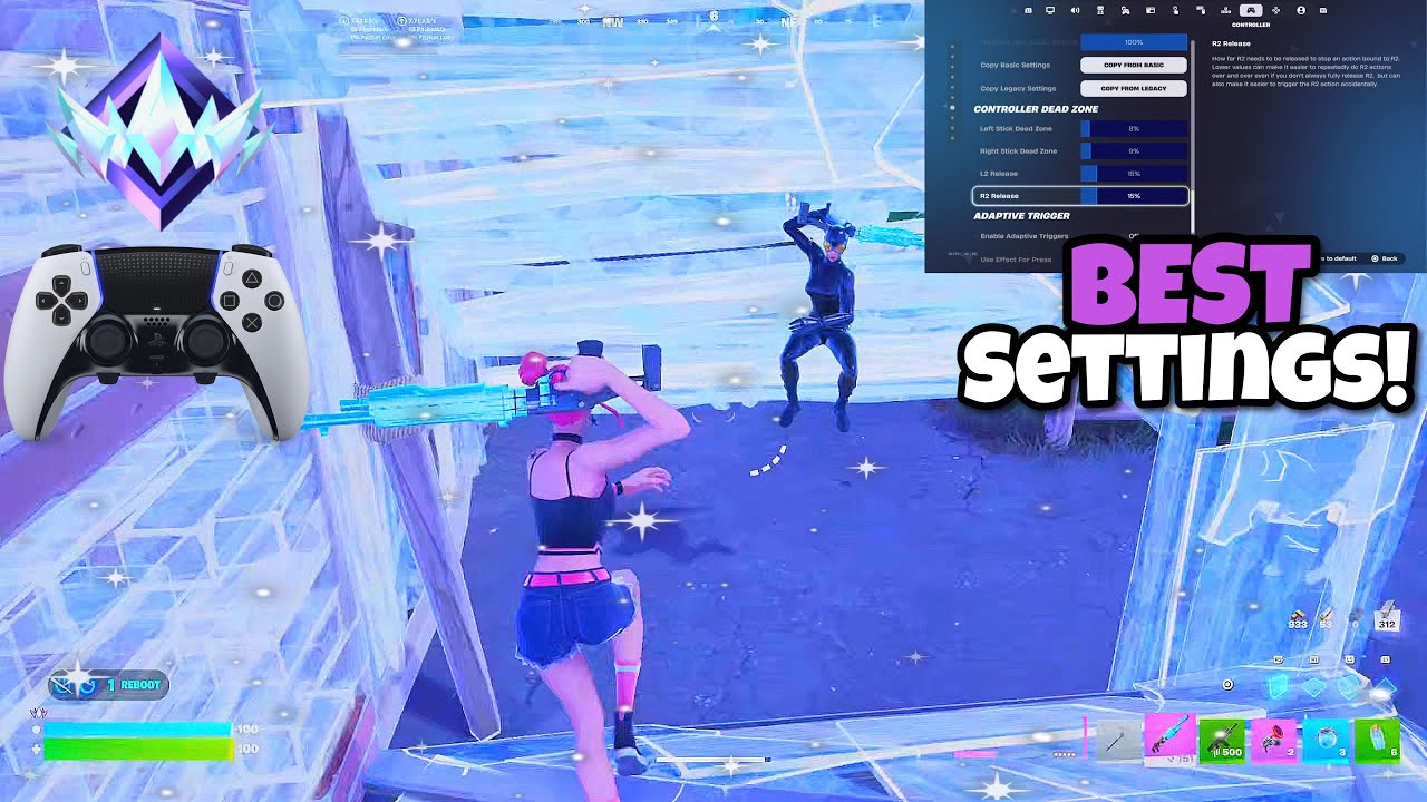 NEW BEST Season 1 Controller SETTINGS + Sensitivity For Fortnite Chapter 7! (PS5/XBOX/PS4/PC)