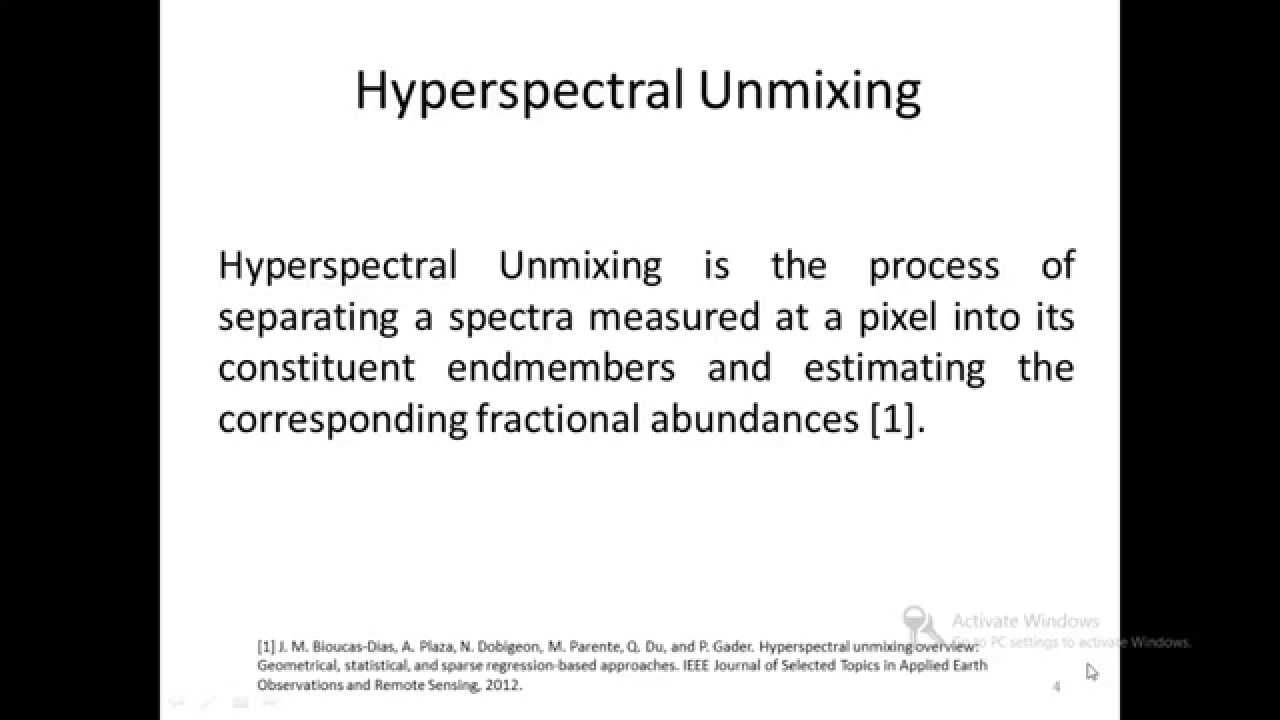 Partial dictionaries for hyperspectral unmixing (WACV 2014)