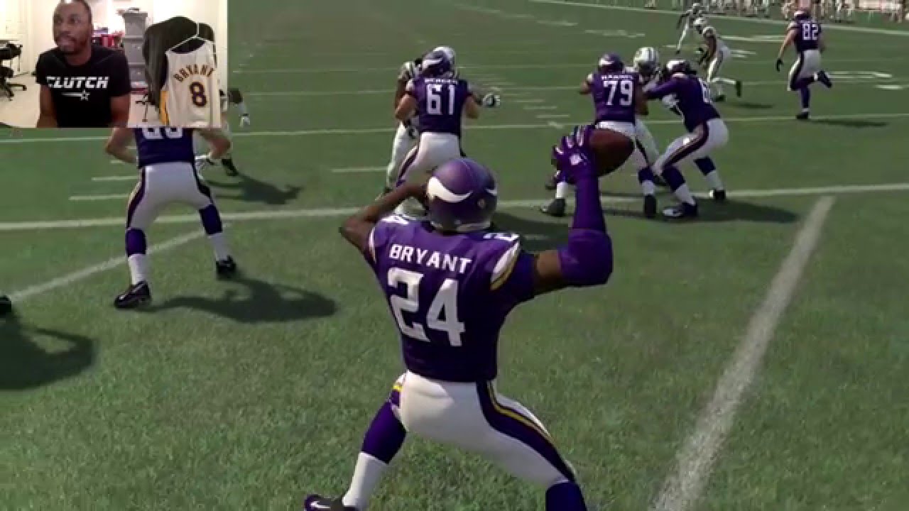 Can Kobe Bryant Do a 99yd Quarterback Scramble and Take it to the House!? Funny Madden Gameplay