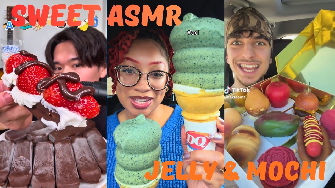 ASMR Chocolate Mukbang: Sticky Candy, Jelly, Melty Chocolate & Sweet Chewing (TikTok Trends) 🔥🍫 | 2