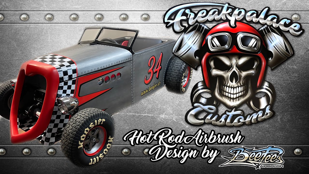 Airbrush Design painted by BeeFee Airbrush