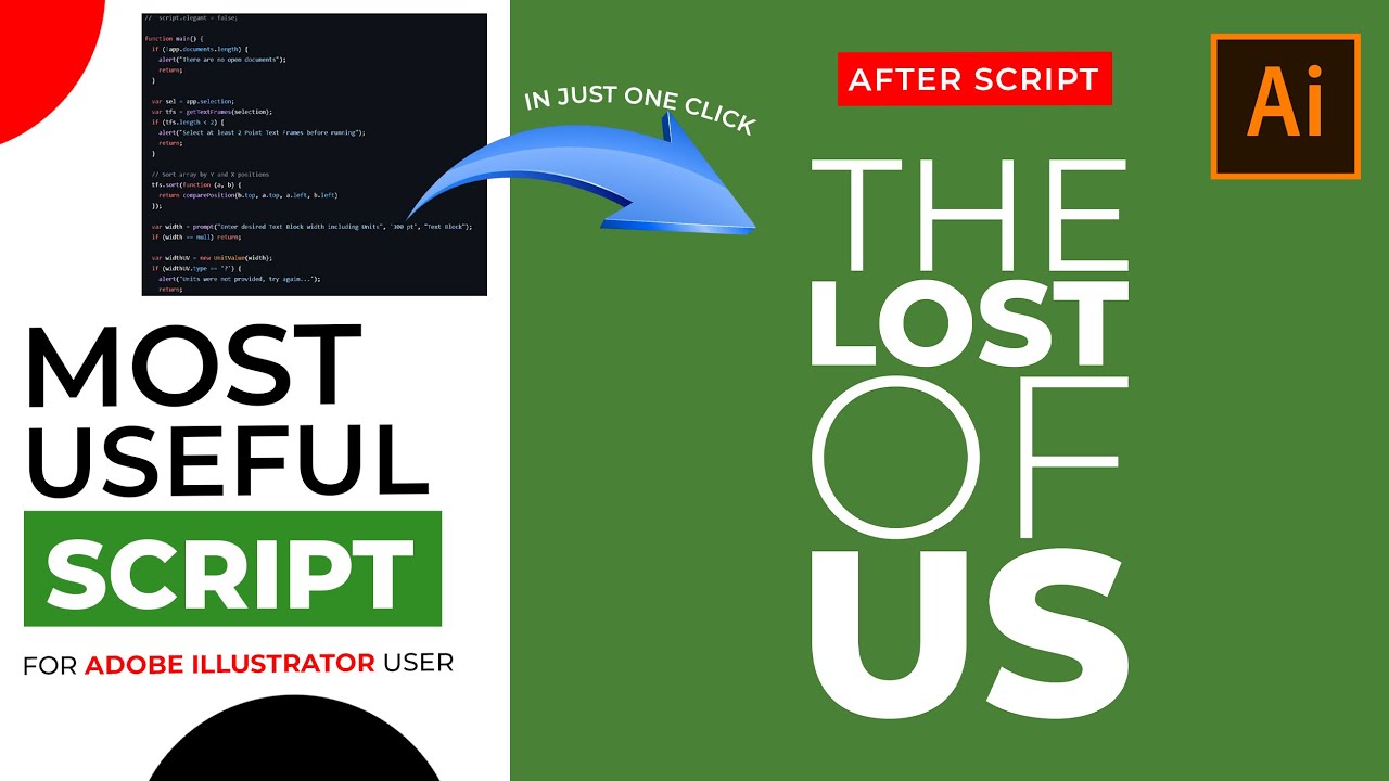 How to Download, Install and Use a Script in Adobe Illustrator | Textblock script | Textblock