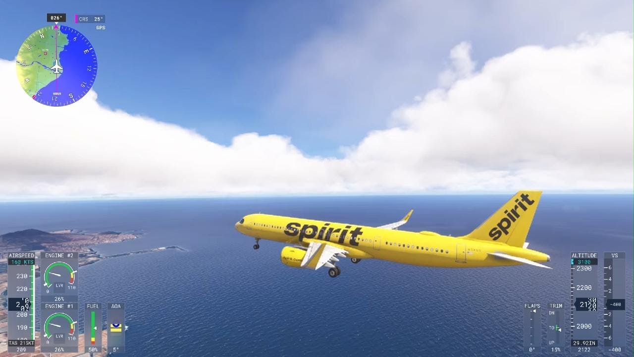 Aterrizaje en gran canaria