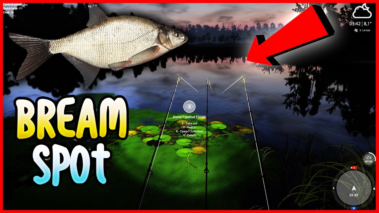 ULTRA BREAM SPOT/OLD BURG - LUDNICA - Russian Fishing 4