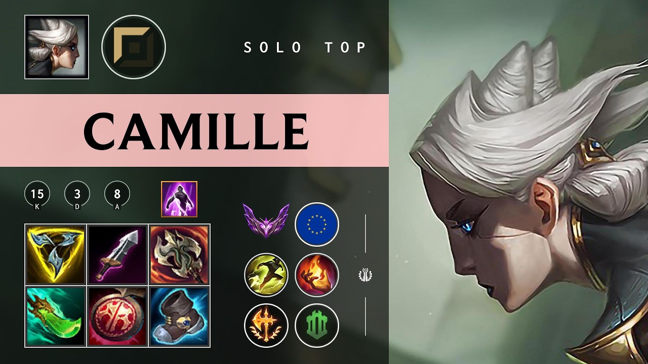 Camille Top vs Gwen - EUW Master Patch 26.05