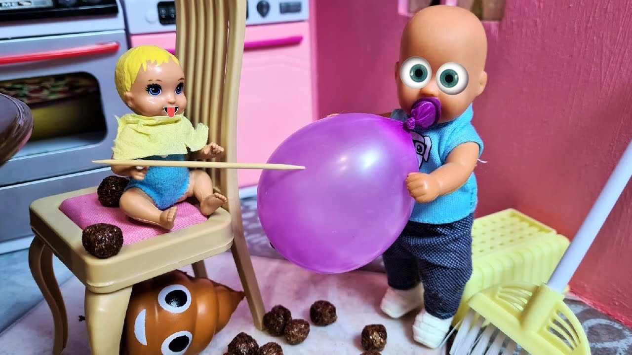 НЯНЬКА МАКС🤣 Катя и Макс веселая семейка! Смешной сериал куклы в реальной жизни стопмоушен Даринелка