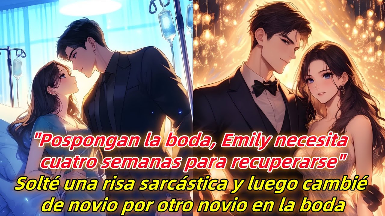 “Pospongan la boda, Emily necesita cuatro semanas para recuperarse.” Me reí y cambié de novio.