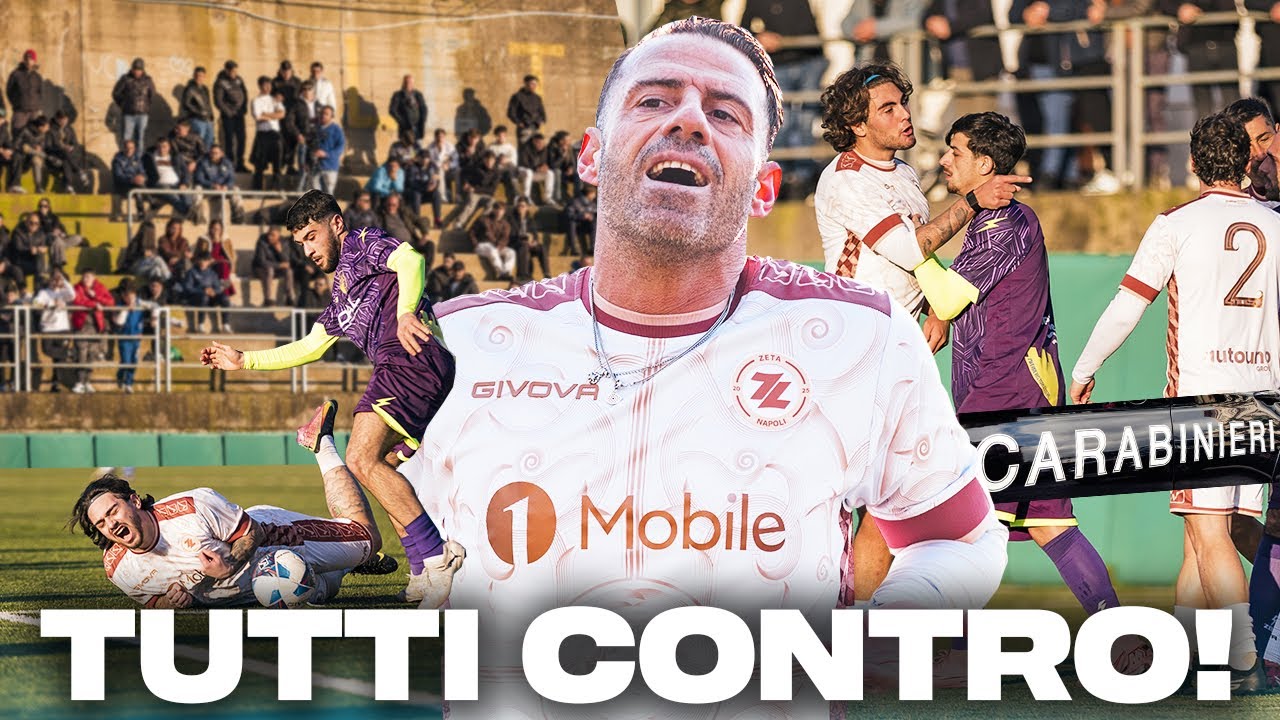 ⚽️😳 1000 PERSONE CONTRO!!! ARRIVANO I CARABINIERI! TERZA CATEGORIA CAMPANA! 