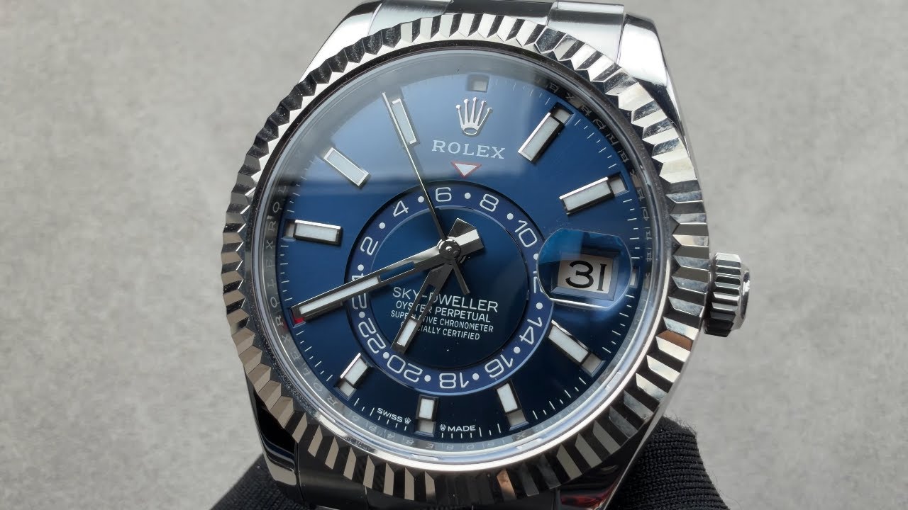 Обзор сертифицированных подержанных часов Rolex Sky-Dweller GMT Annual Calendar 336934-0005.