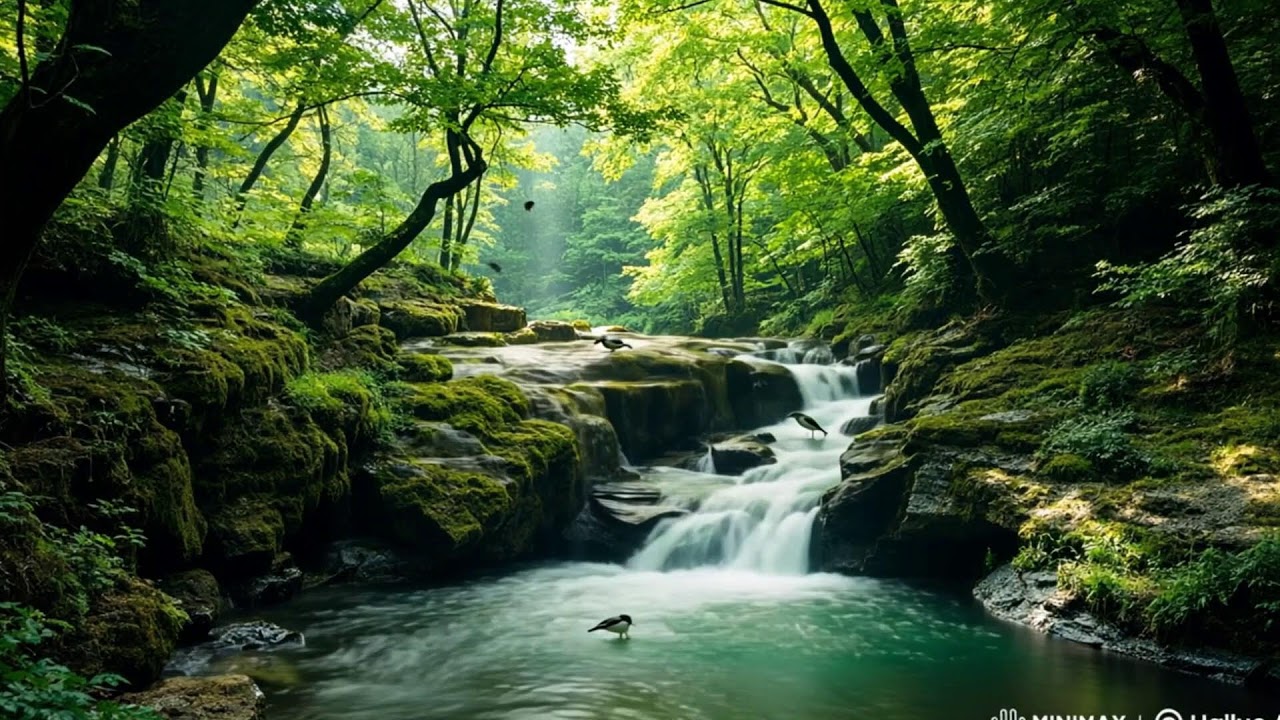 Calming Piano & Water Sounds 💧 Relaxation for Sleep, Healing & Inner Peace,mental fatigue 3