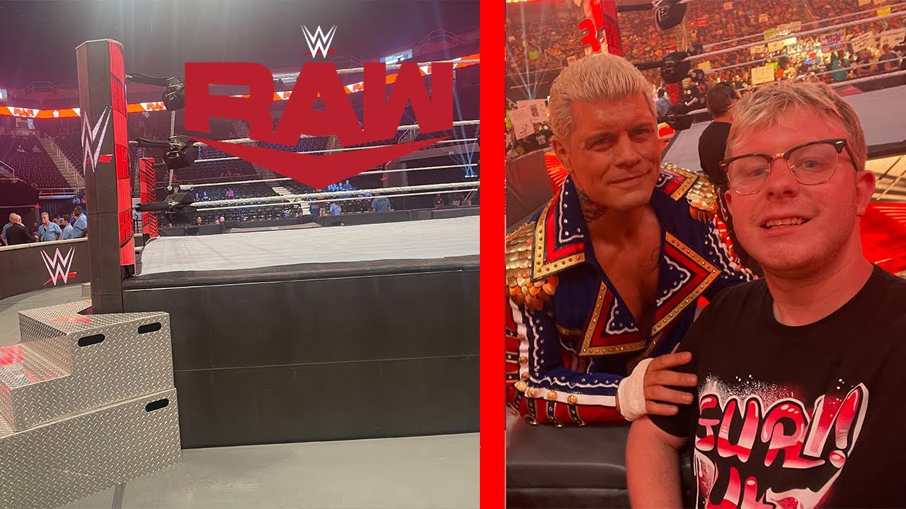 FRONT ROW WWE Raw Knoxville, Tennessee 4/25/22 VLOG + Meeting Cody Rhodes