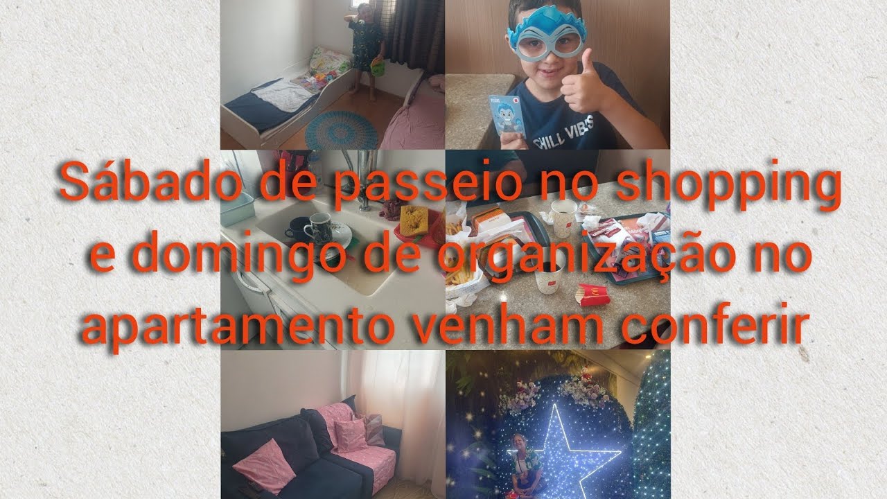Almoço no shopping e faxina na sala MTA poeira , louça não tem fim aqui e nem roupas rsrs 