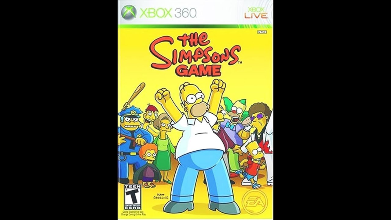The Simpsons Game - 2 Player Coop (Xbox 360)