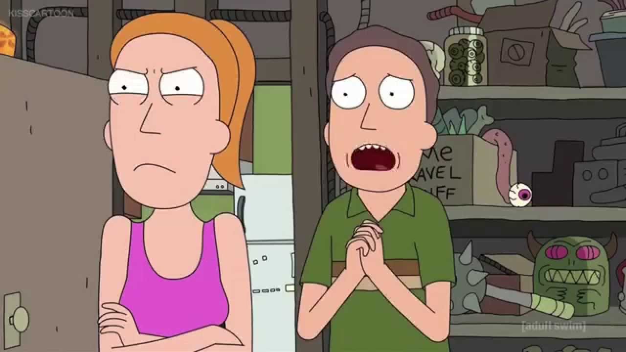 Rick and Morty - Jerry Unemployed and Annoying