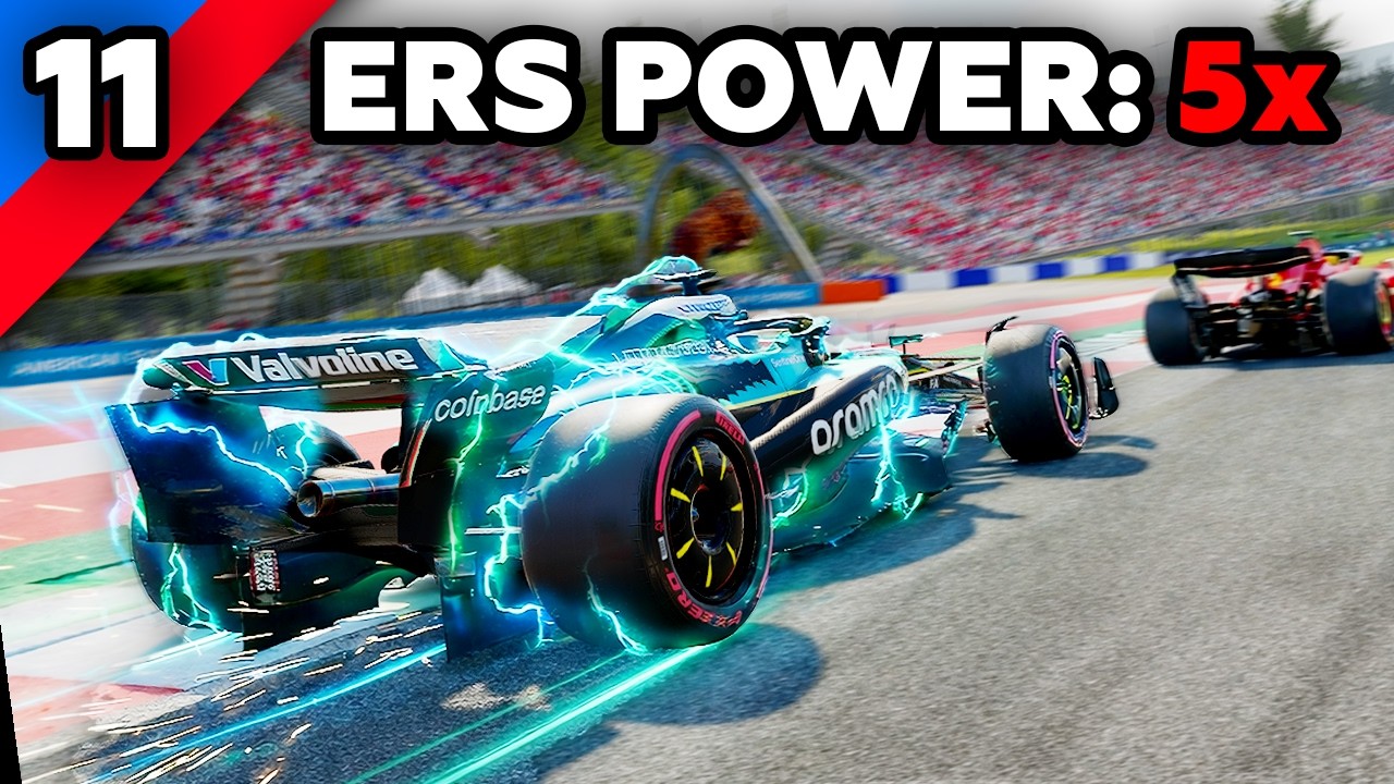 Я сделал ERS в 5 раз сильнее в F1 25...