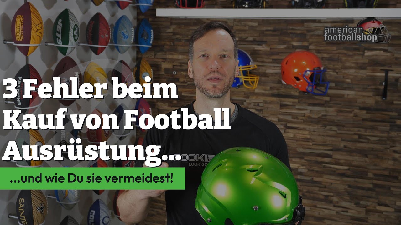 Der WAHRE Grund, warum deine Football-Ausrüstung nicht passt: Die 3 häufigsten Fehler beim Kauf!
