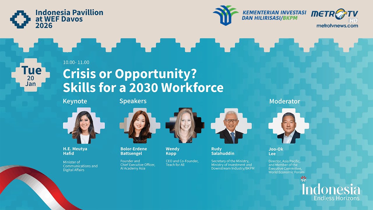 WEF 2026: Crisis or Opportunity? Skills for a 2030 Workforce, (January 20, 2026)