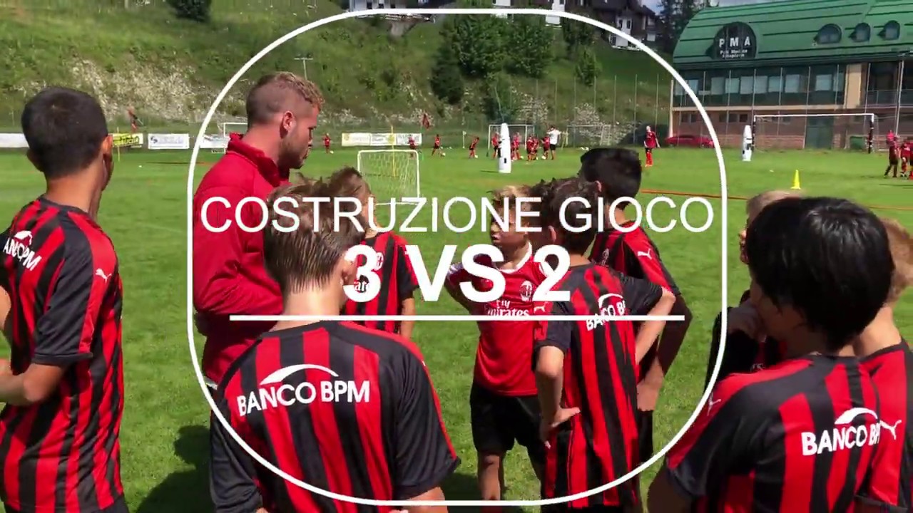 GIOCO SITUAZIONALE 3 VS 2 - MILAN JUNIOR CAMP