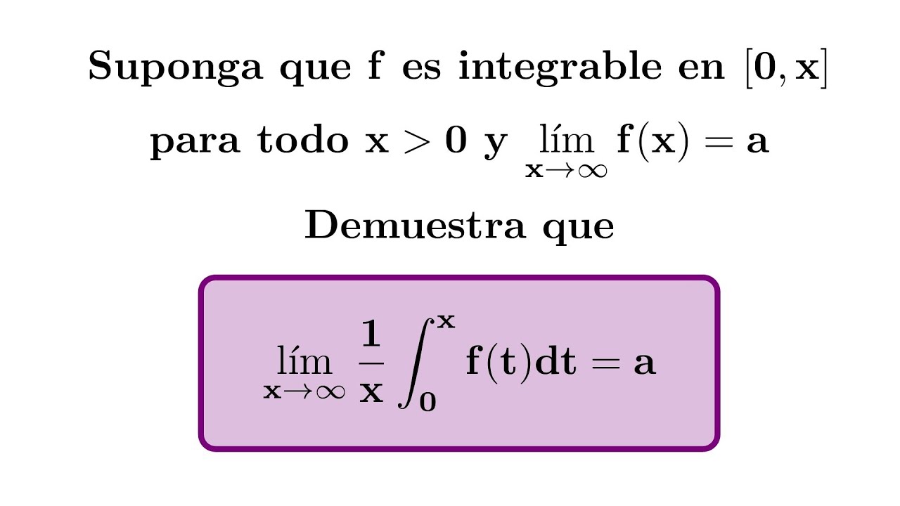 Problema 40 Capitulo 13 Calculus Spivak | Curso de Cálculo Integral