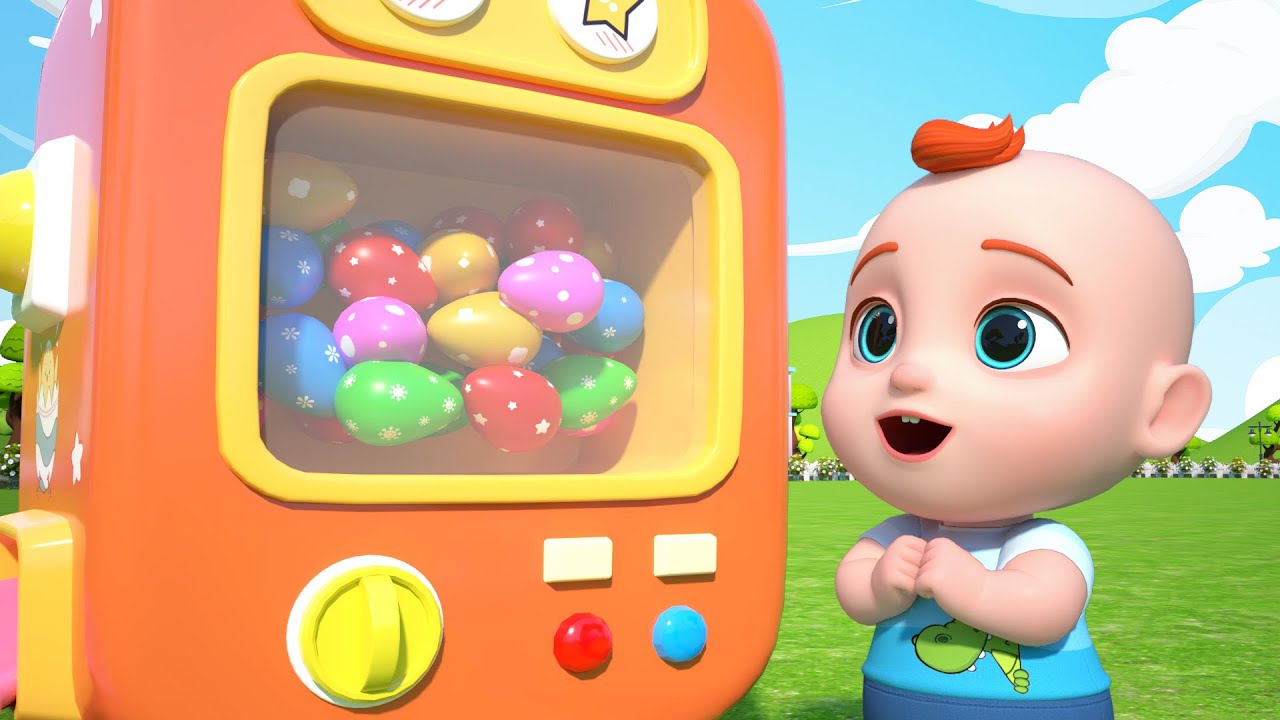 Leo juega con huevos de colores | Canciones Infantiles | Bebe Leo en Espa&ntilde;ol