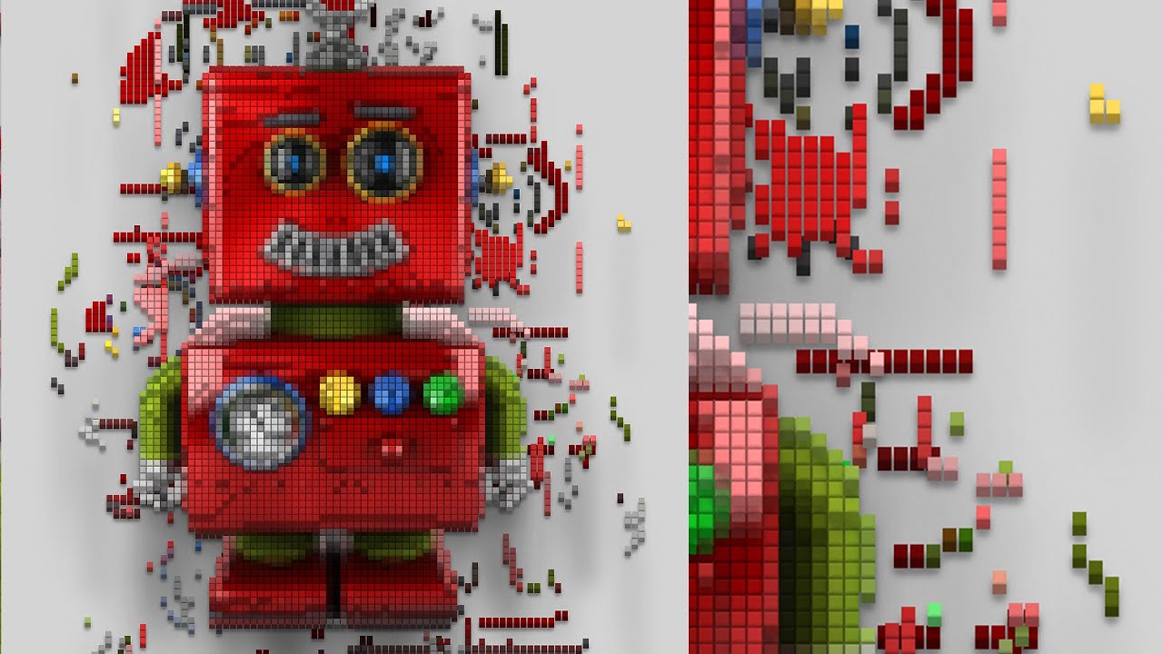 Pixelator Photoshop Effect Tutorial | Automatically create 3d pixel art