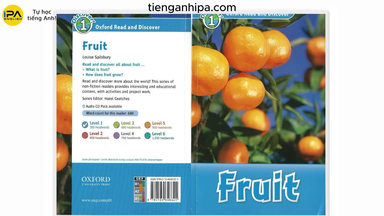 Oxford Read and Discover Level 1 – Fruit  - Read along with highlighted text