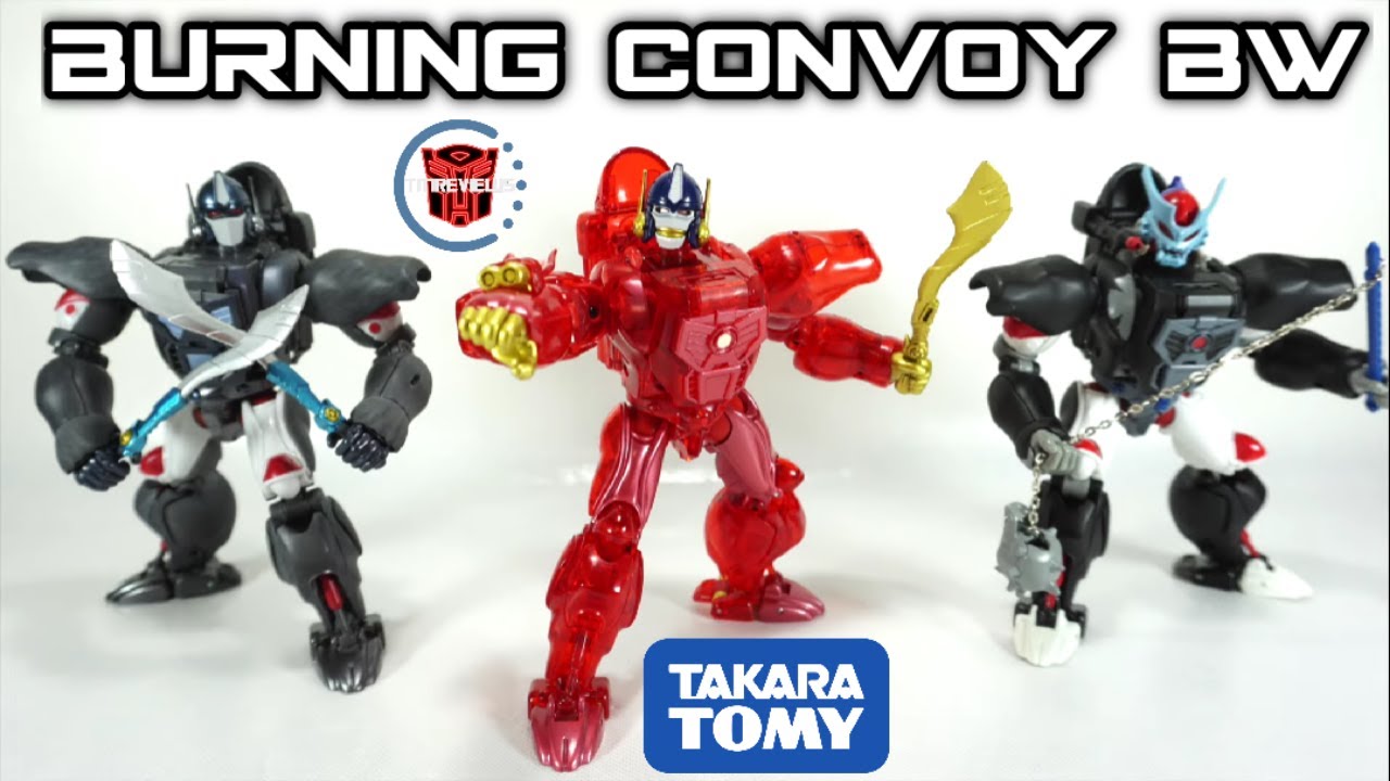 Takara Tomy Transformers Masterpiece MP-38+ Burning Convoy (Beast Wars) с MP-32 и MP-38 Primal