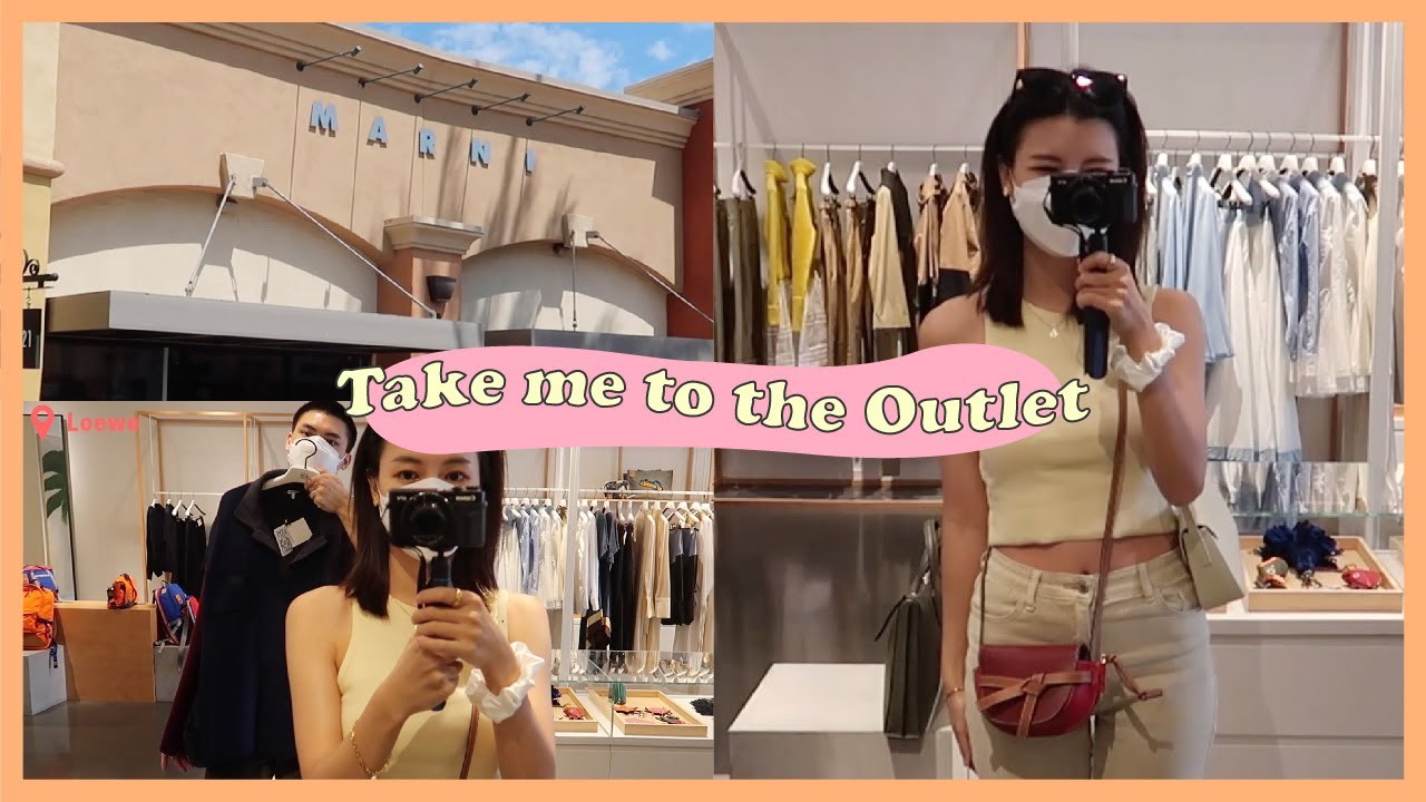 🇺🇸 Vlog：跟我一起逛美國Outlet🛒 .背到夢寐以求的包包 🥰. 戰利品開箱分享✨🌛