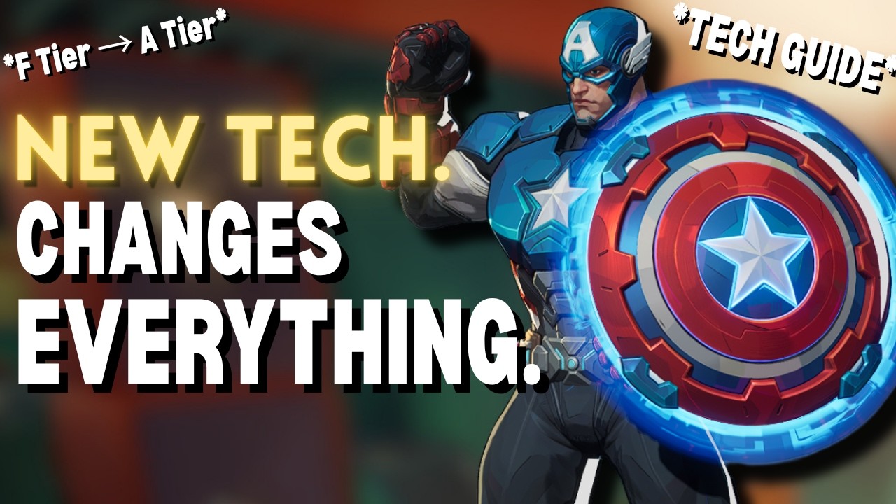 Эта новая техника за CAPTAIN AMERICA меняет всё... *ГАЙД ПО ТЕХНИКЕ* | Marvel Rivals Сезон 9.5