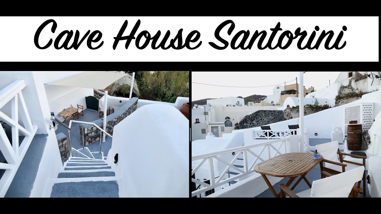 Santorini :   Cave House Tour. 🇬🇷