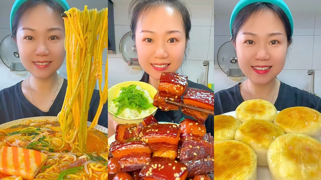 Satisfying Chinese Food ASMR – Unique Snacks & Noodles #103