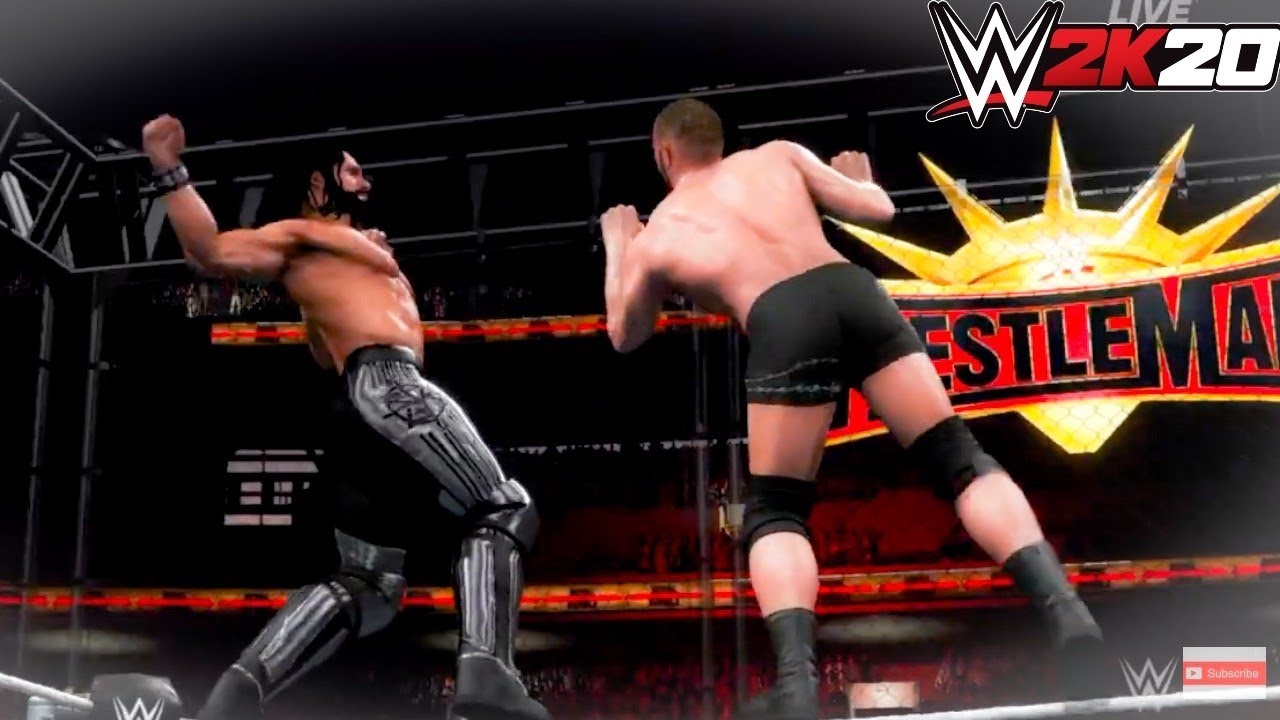 WWE 2K20 Seth Rollins VS. Jon Moxley | WWE 2K20 Steel Cage Match | WWE 2K20 PS4 Gameplay