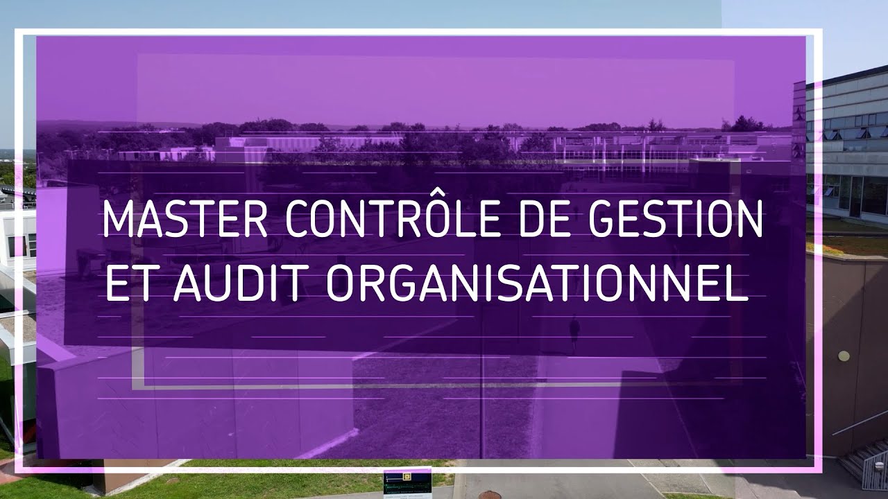 Master Contr&ocirc;le de Gestion et Audit Organisationnel
