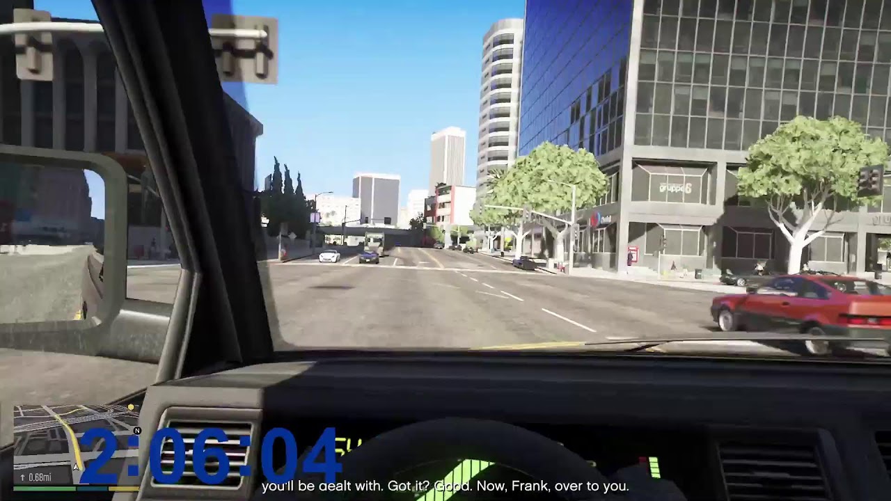 GTA First person speed run pt 2 (Ultra graphics)