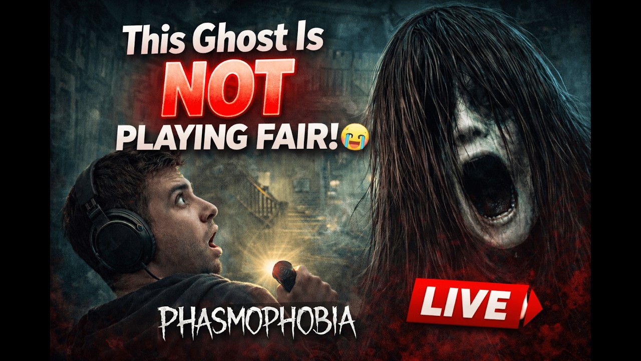 This Ghost Is NOT Playing Fair 😭 | Phasmophobia Live #phasmophobia #phasmophobialive #shortsstream