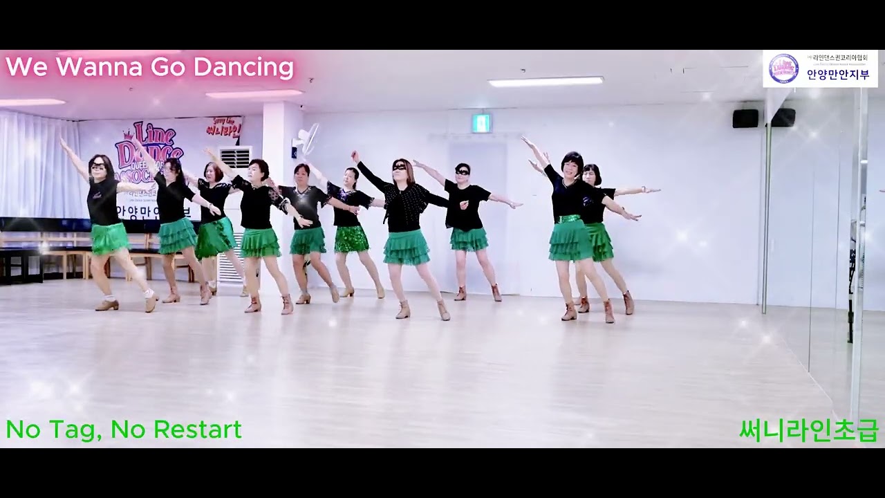 We Wanna Go Dancing line dance  / Beginner 라인댄스퀸안양만안지부 써니라인
