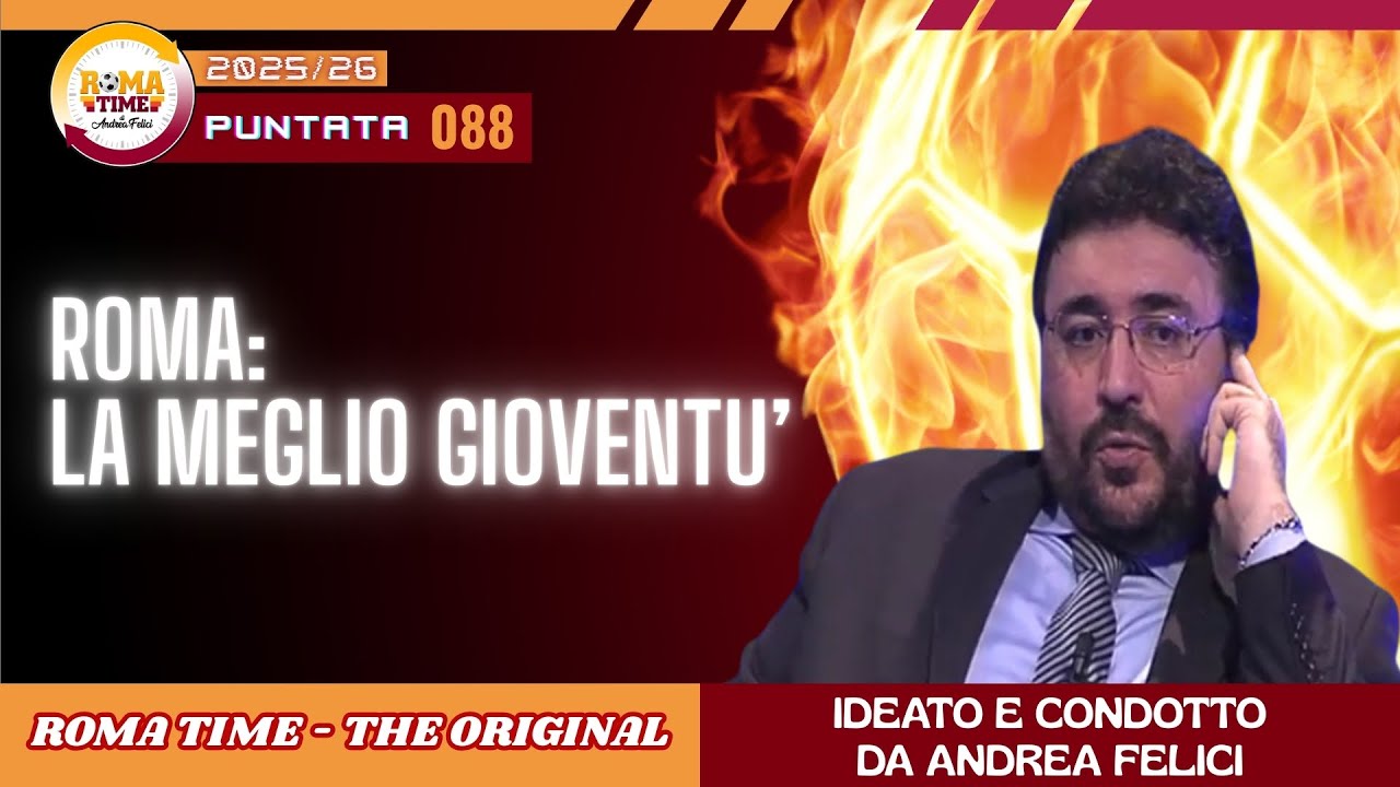 🟧🟥 LIVE | Roma: la meglio gioventù (Puntata n.88 23/01/26-Stagione 25/26)